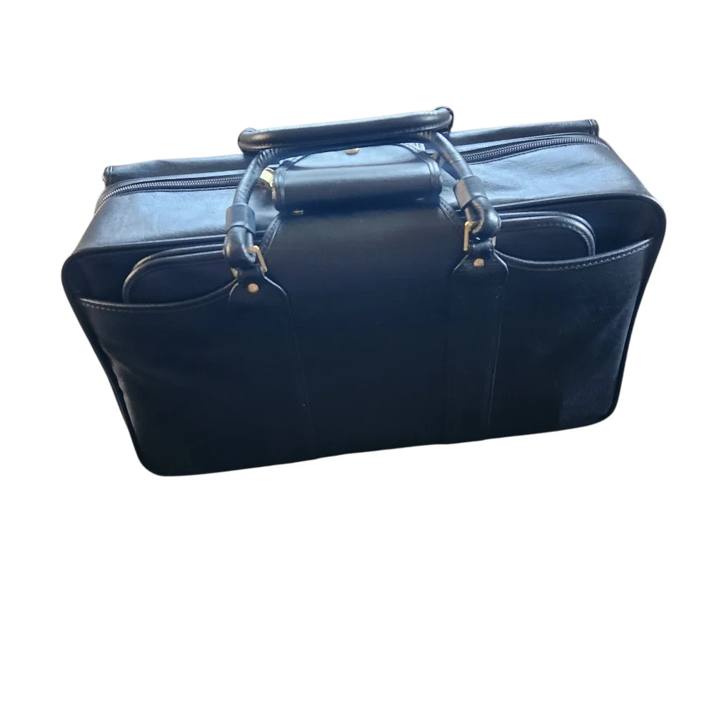 Black Samsinite Leather Men's Bag - Picture 4 of 14